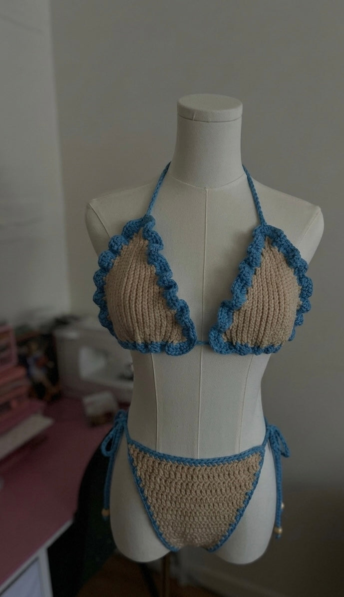 Duchess Bikini - Beige & Orange