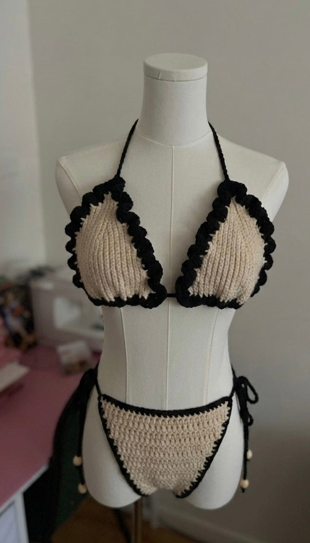 Duchess Bikini - Beige & Orange