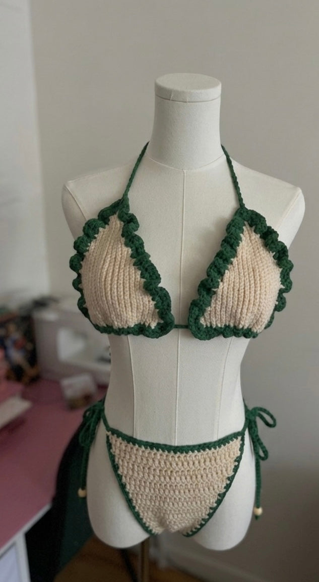 Duchess Bikini - Beige & Orange