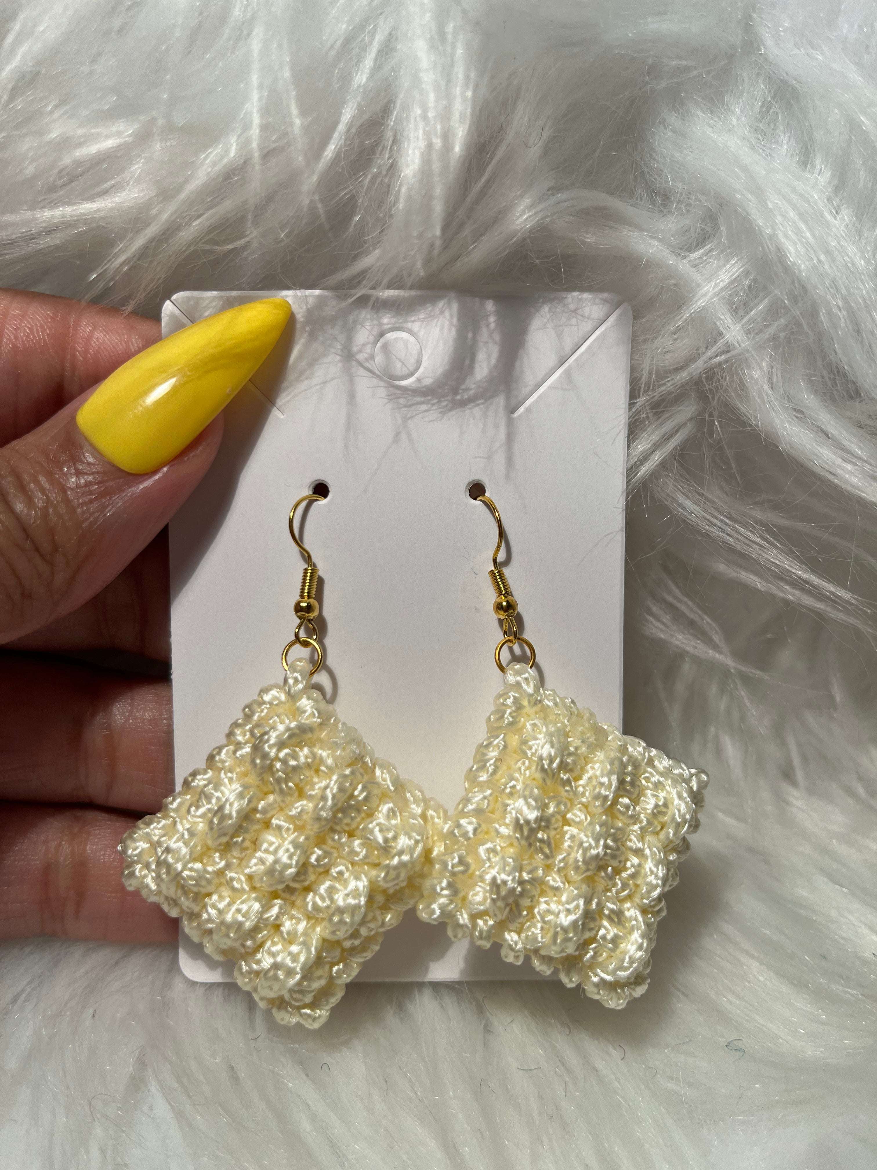 Duchess Earring - Beige